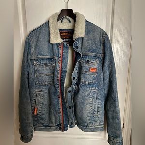 Superdry Sherpa Lined Denim Jacket